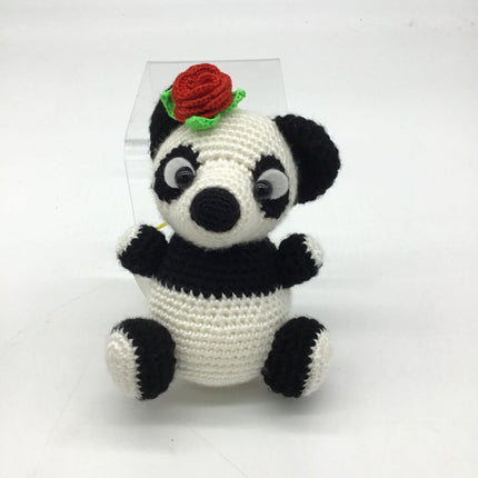 Panda/red flower