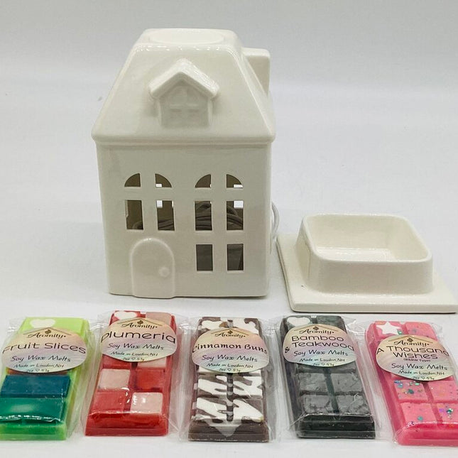 House Wax Warmer & Soy Melts Gift Set