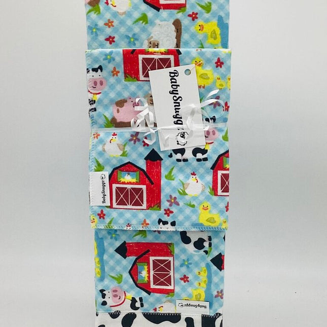 Baby Blanket with Matching Burp Cloth