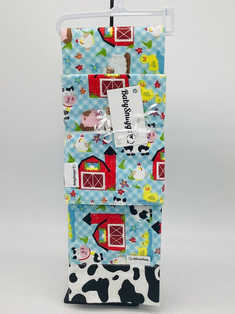 Baby Blanket with Matching Burp Cloth