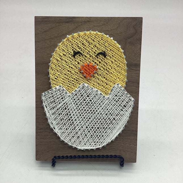 String Art Chick in Egg