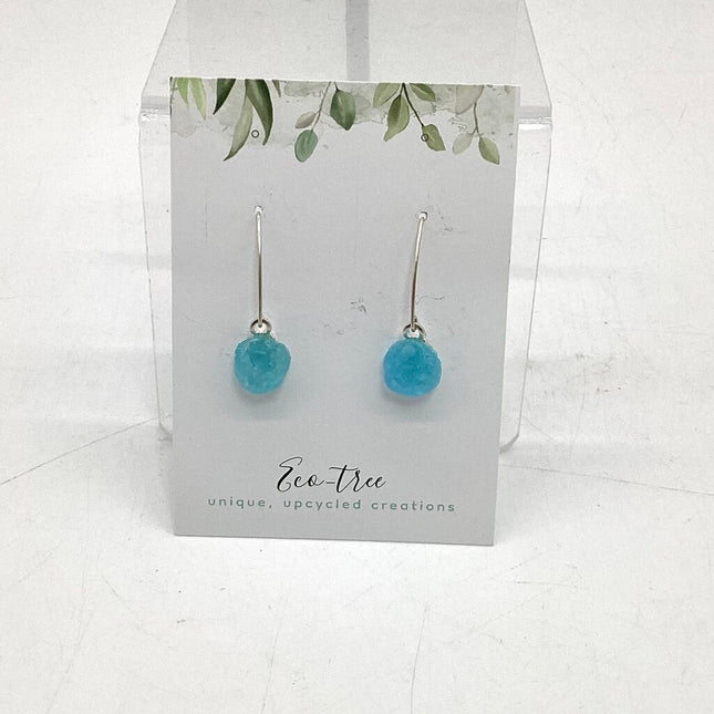 Small Round Turquoise Earrings