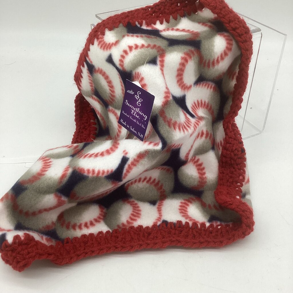 Fleece Lovey Baseball w/ red