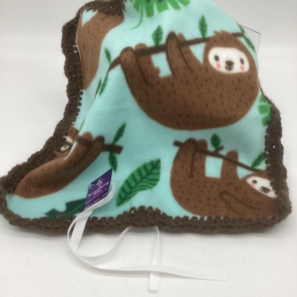 Fleece Lovey Sloth w/ brown