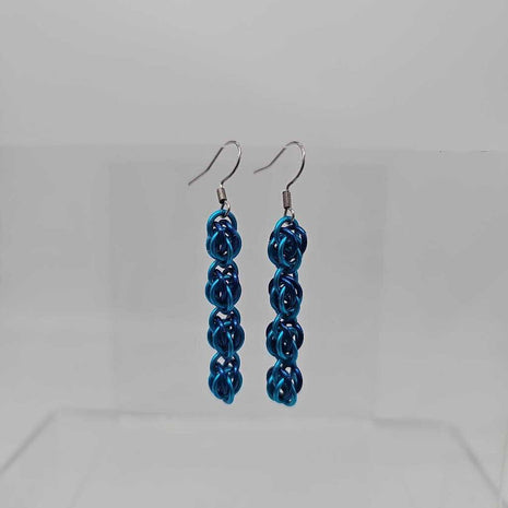 Blue Turquoise Sweet Pea Earrings