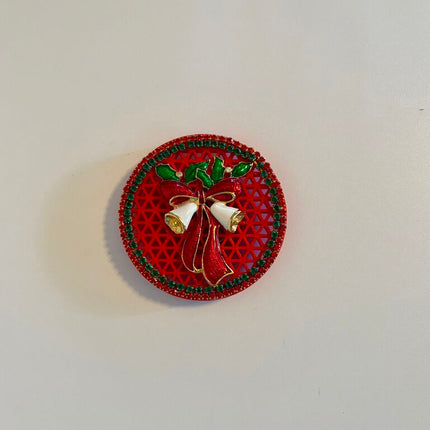 RED & GREEN CHRISTMANS BELL MAGNET