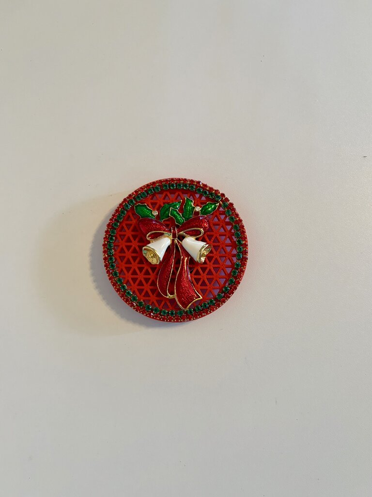 RED & GREEN CHRISTMANS BELL MAGNET