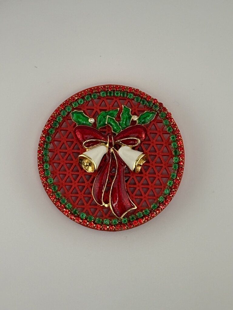 RED & GREEN CHRISTMANS BELL MAGNET