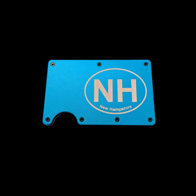 Laser Engraved Metal Wallet / Money Clip - NH