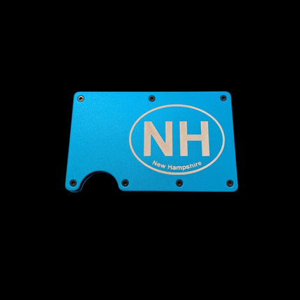 Laser Engraved Metal Wallet / Money Clip - NH