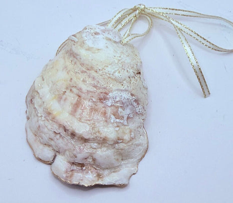 Cardinal & Mistletoe Oyster Ornament (Outer Banks , NC)