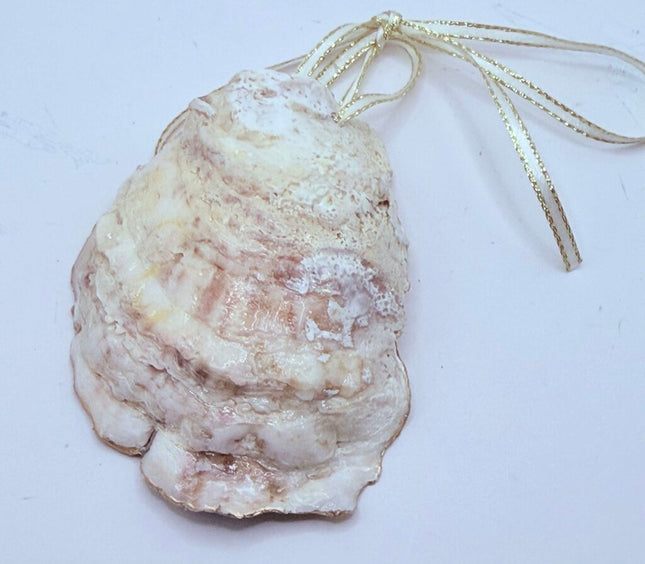 Cardinal & Mistletoe Oyster Ornament (Outer Banks , NC)