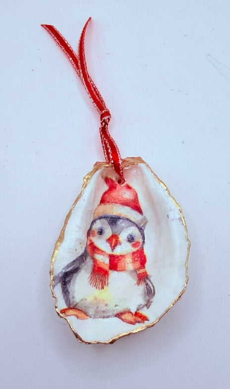 Penguin Oyster Ornament (Kittery, ME)