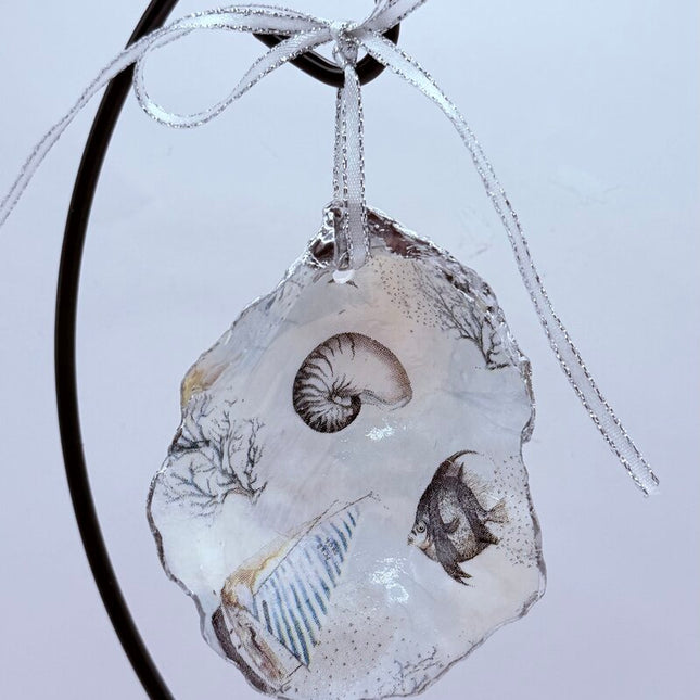 Seashell/Fish Oyster Ornament (Kittery, ME)