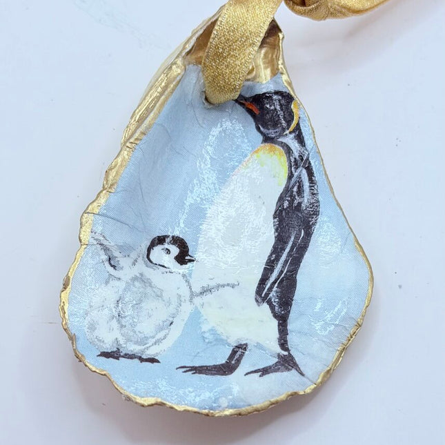 Penguins Oyster Ornament (Outer Banks, NC)