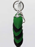 Black Green Dragon Scale Fidget Keychain Short