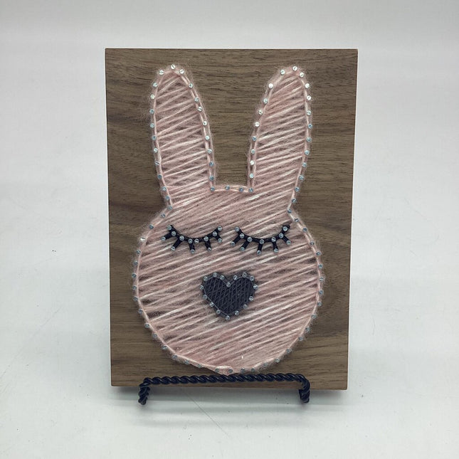 String Art Bunny Face