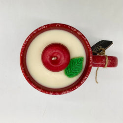 Apple Orchard (Reactive Glaze Red Mug) - Mug candle - 100% soy wax - view 3
