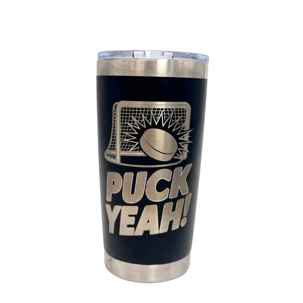 20 oz Tumbler Puck Yeah