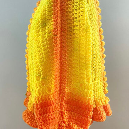 5/6 Crochet Peplum Sweater