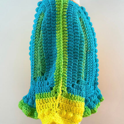 5/6 Crochet Peplum Sweater