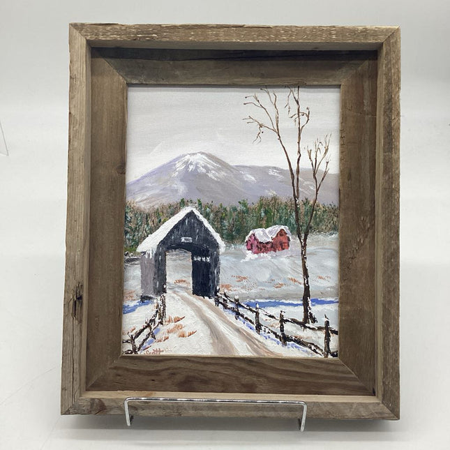 Country covered bridge