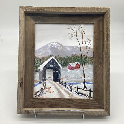 Country covered bridge