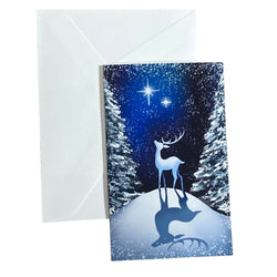 Winter Night Greeting Card - view 2