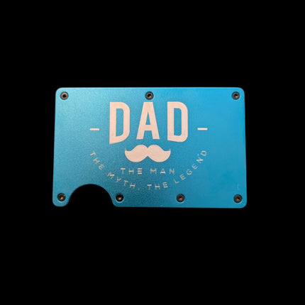 Laser Engraved Metal Wallet / Money Clip - Dad ... legend