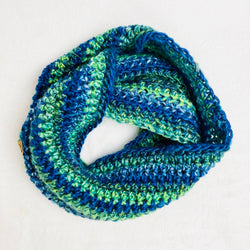 Infinity Scarf - Madrid Peacock - view 1