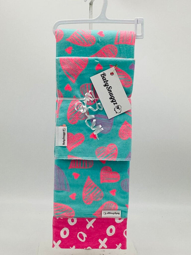 Baby Blanket with Matching Burp Cloth