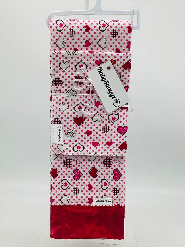 Baby Blanket with Matching Burp Cloth