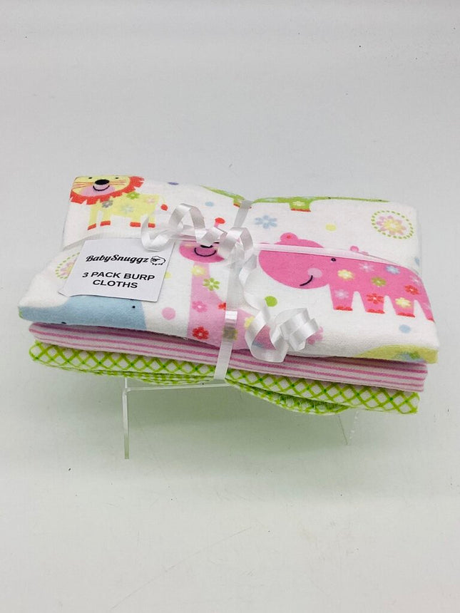 3 Pack Burp Cloths