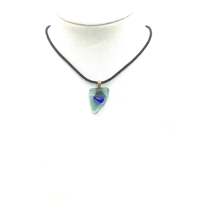 Turquoise Sea Glass Choker Necklace