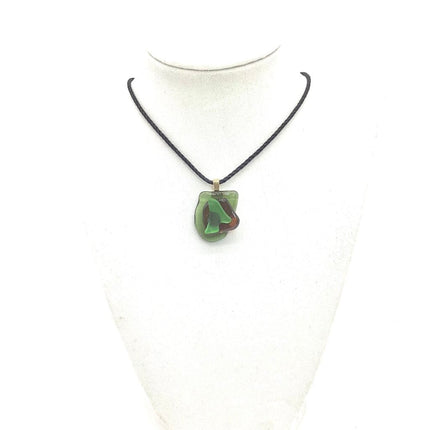 Green Sea Glass Choker Necklace