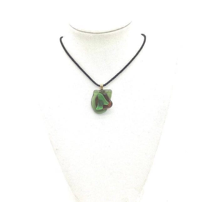 Green Sea Glass Choker Necklace