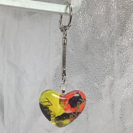 "Thanks Mary" Heart Keychain