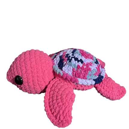Crocheted turtle plushie