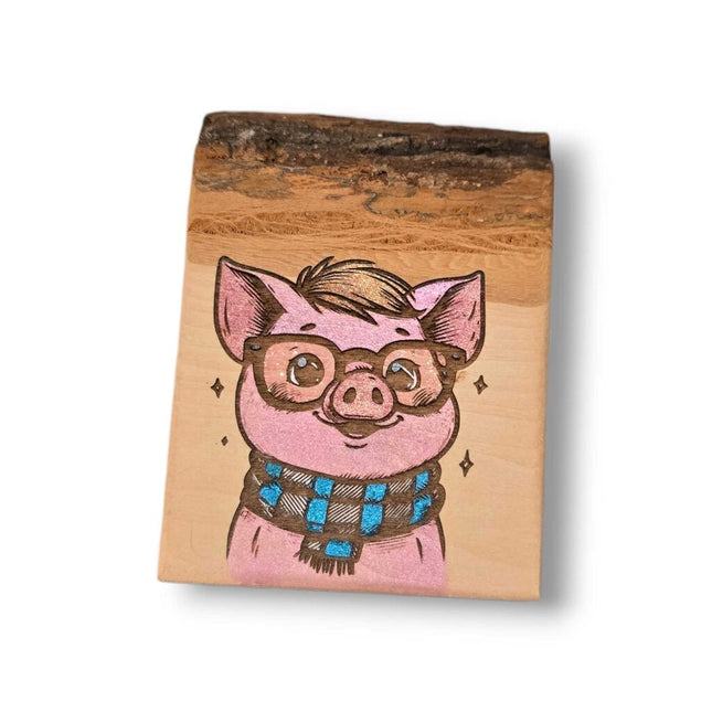 Cutie Pig with Glasses