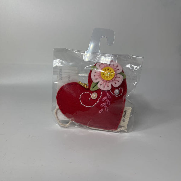 Floral Heart Charm