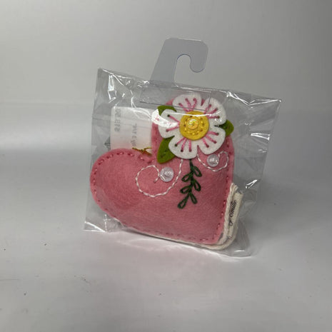 Floral Heart Charm