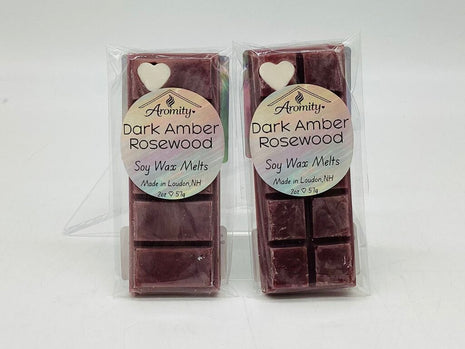 Dark Amber Rosewood - Soy Wax Melt - Snap Bar