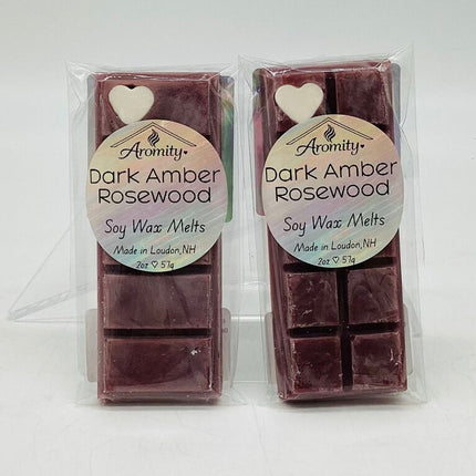 Dark Amber Rosewood - Soy Wax Melt - Snap Bar