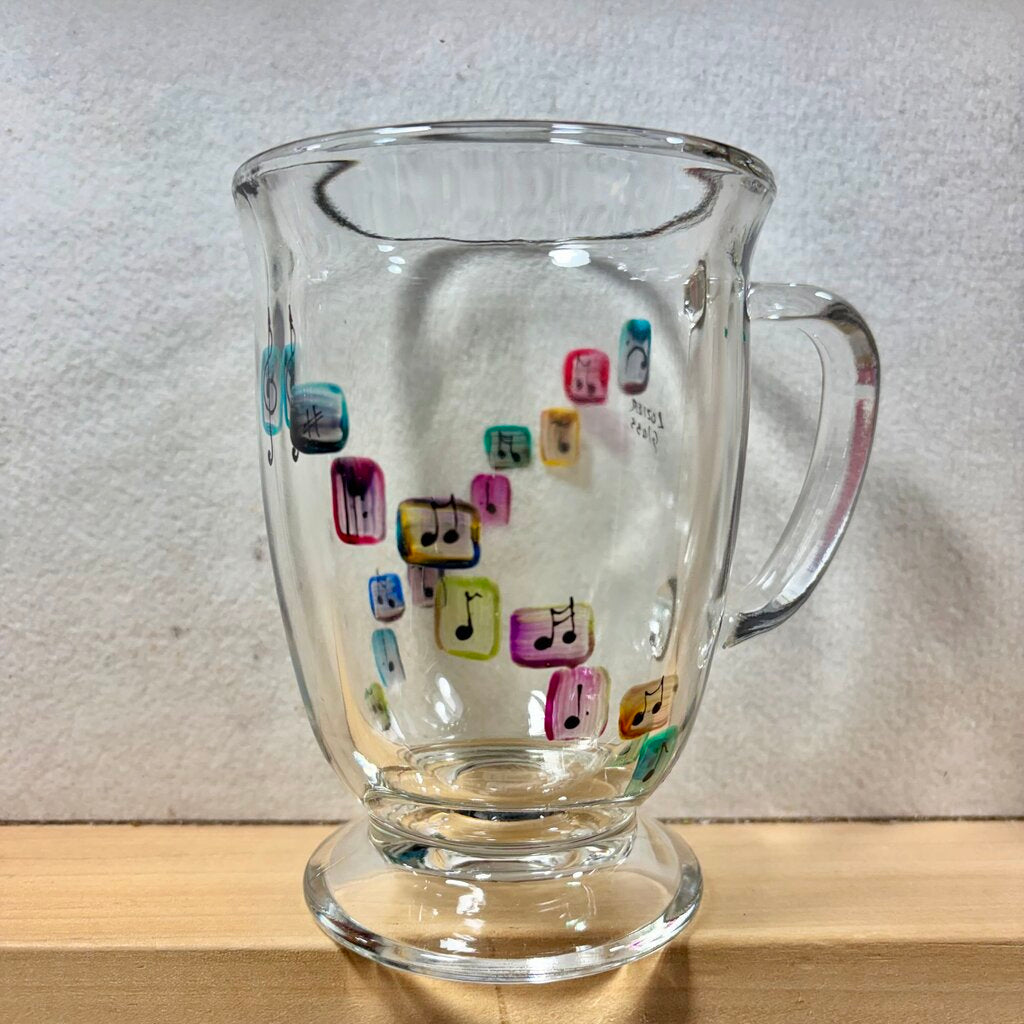 Music notes mug