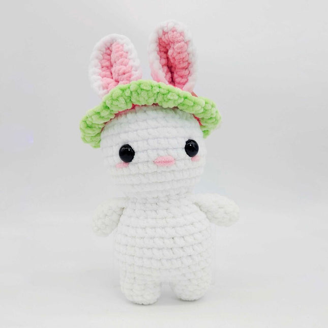 Bunny with Fruit Hat Crochet Stuffed Animal