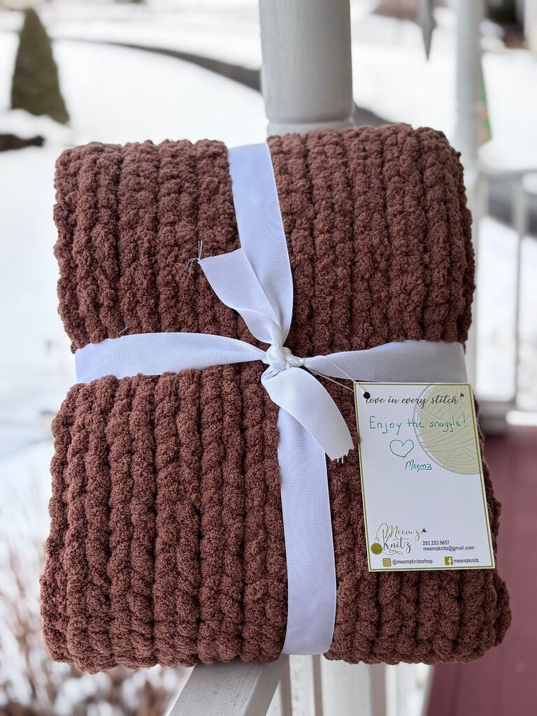 Blanket Chunky Caramel
