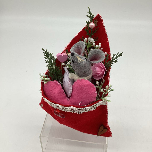 Gray mouse in Red envelope