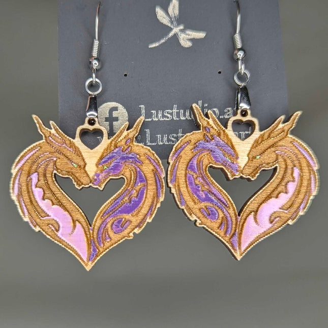 Earrings - Dragons Heart