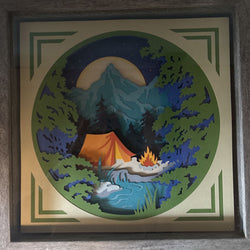 Mountain camping Shadowbox - view 2