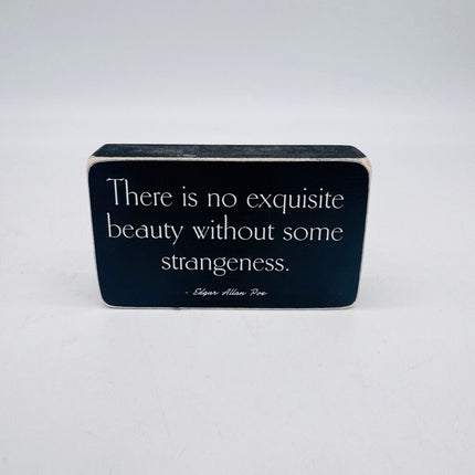Beauty without strangeness box sign